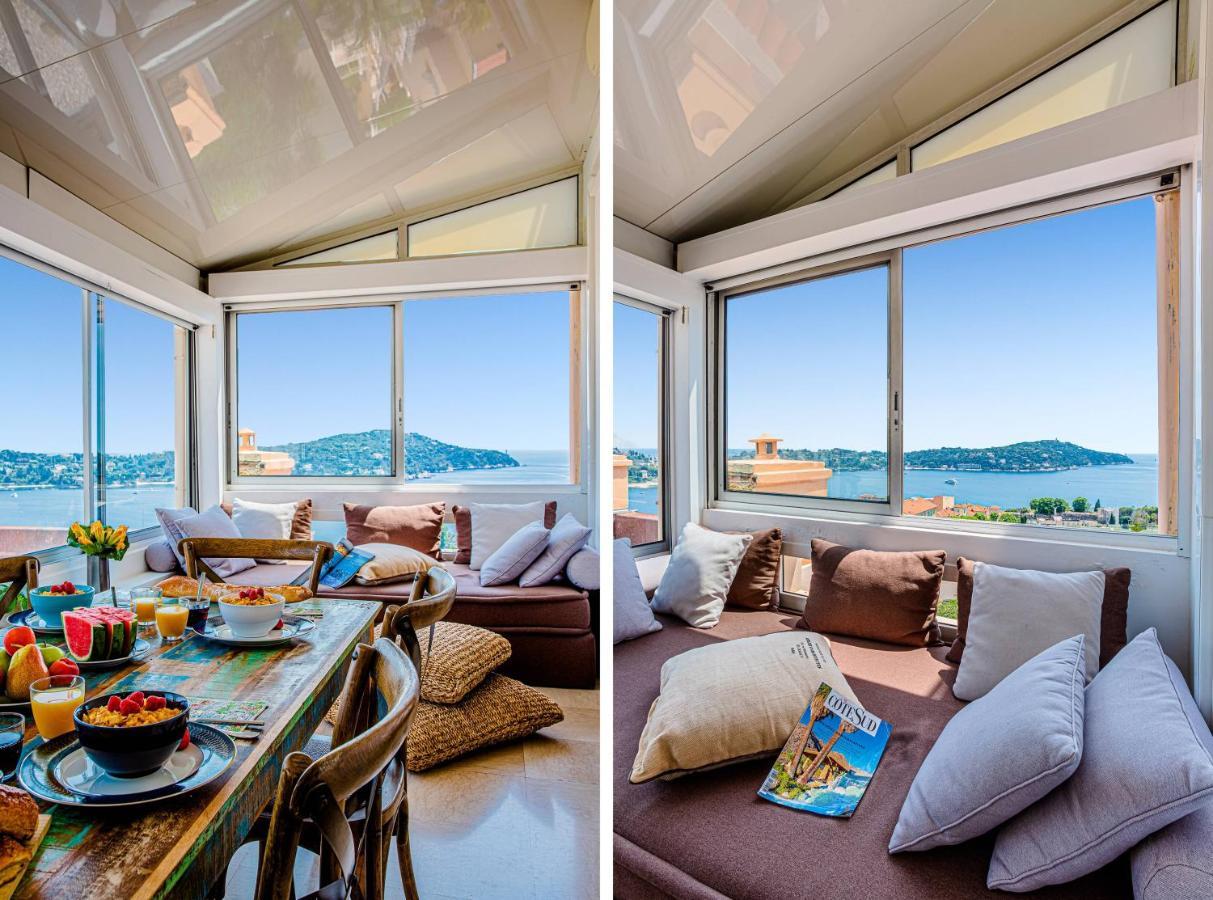 My Casa - Villefranche Cauvin - Panoramic Sea View Ac Villefranche-sur-Mer Exterior foto